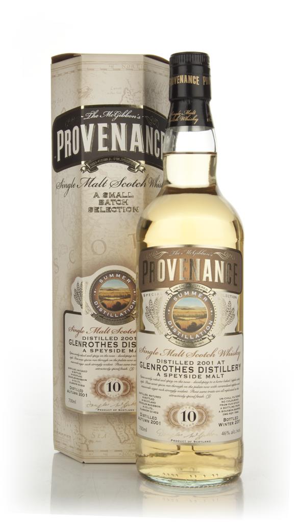 Glenrothes 10 Years Old 2001 - Provenance (Douglas Laing) Single Malt Whisky