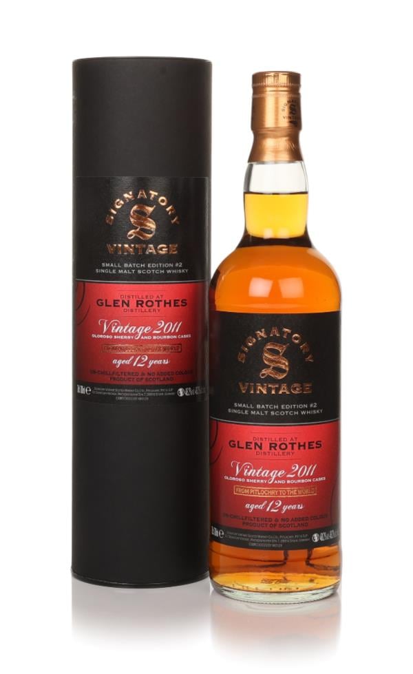 Glenrothes 12 Year Old 2011 - Small Batch Edition #2 (Signatory) Single Malt Whisky