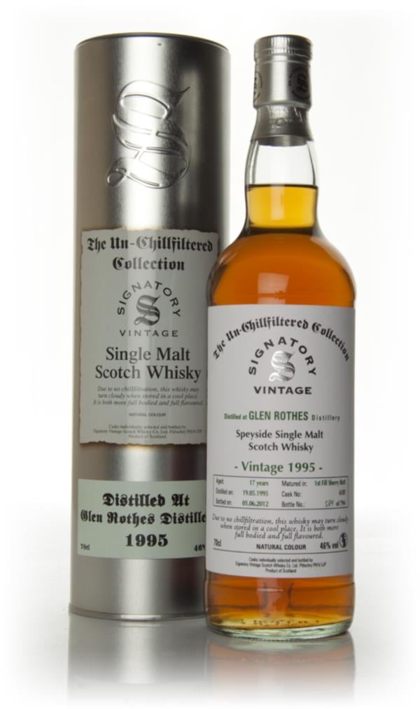 Glenrothes 17 Year Old 1995 - Un-Chillfiltered (Signatory) Single Malt Whisky