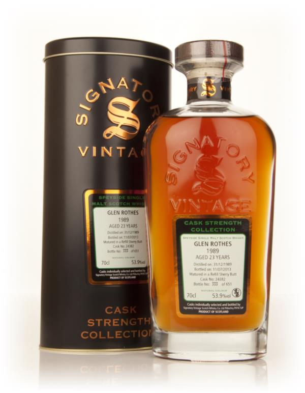 Glenrothes 23 Year Old 1989 (cask 24382) - Cask Strength Collection (S Single Malt Whisky