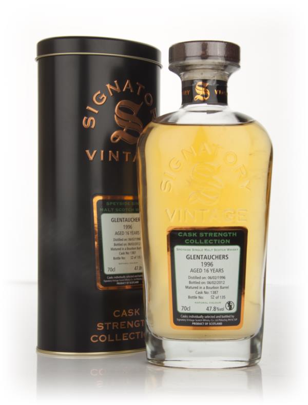 Glentauchers 16 Year Old 1996 - Cask Strength Collection (Signatory) Single Malt Whisky