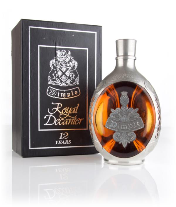 Haig Dimple 12 Year Old Royal Decanter (Pewter) Blended Whisky
