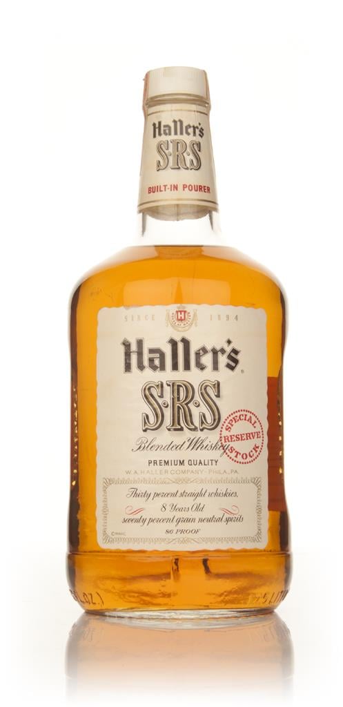 Hallers SRS Blended Whiskey - 1970s Blended Whiskey