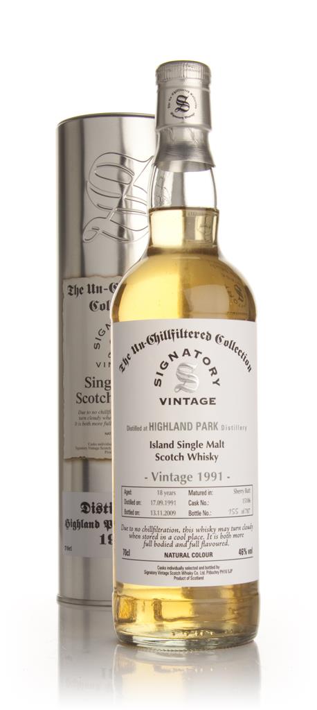Highland Park 20 Year Old 1991 - Un-Chillfiltered (Signatory) Single Malt Whisky