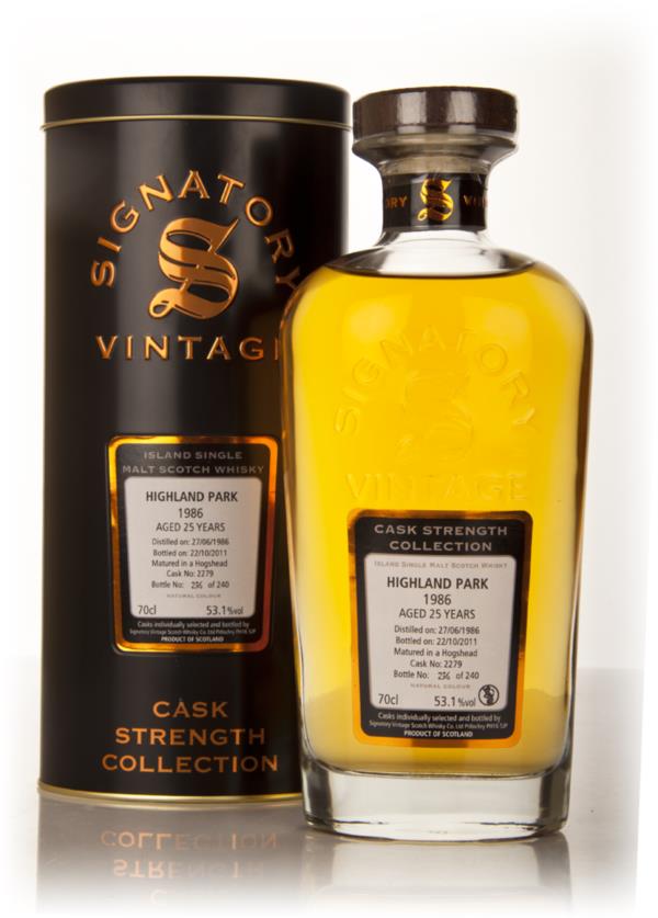 Highland Park 25 Year Old 1986 Cask 2279 - Cask Strength Collection (S Single Malt Whisky