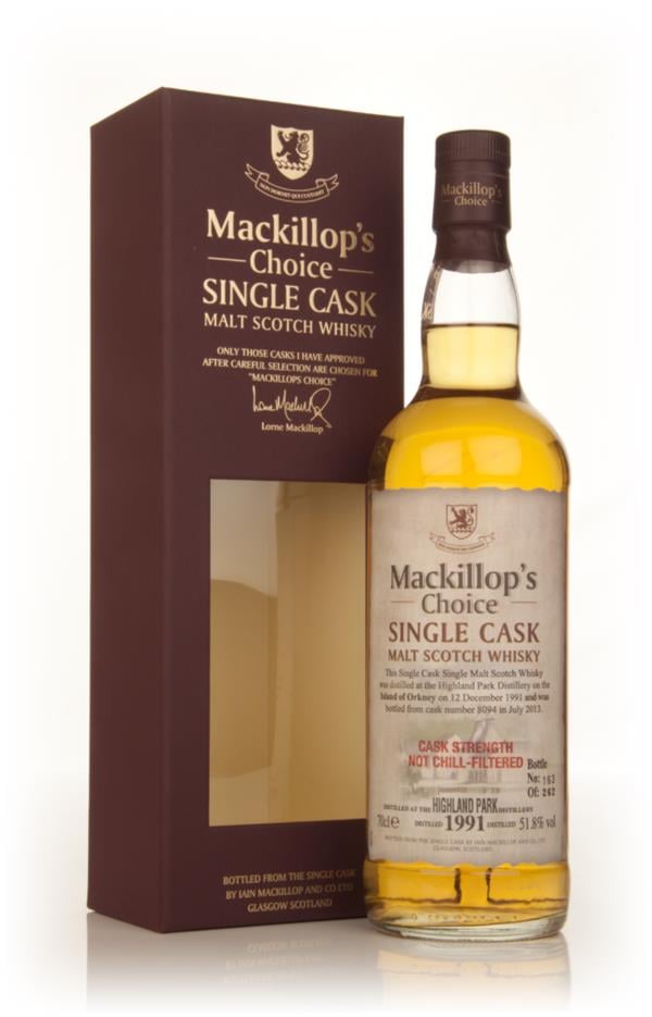 Highland Park 21 Year Old 1991 (cask 8094) - Mackillop's Choice Single Malt Whisky