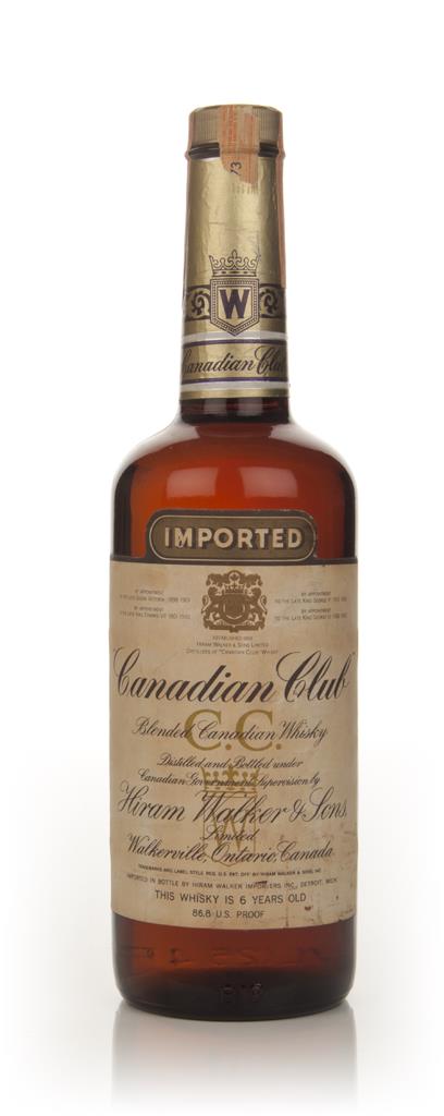 Canadian Club 6 Year Old Whisky - 1973 Blended Whiskey
