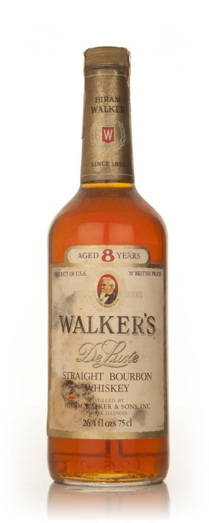 Hiram Walkers 8 Year Old Bourbon - 1960s Bourbon Whiskey