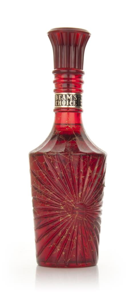 Jim Beam 8 Red Decanter - 1960s Bourbon Whiskey