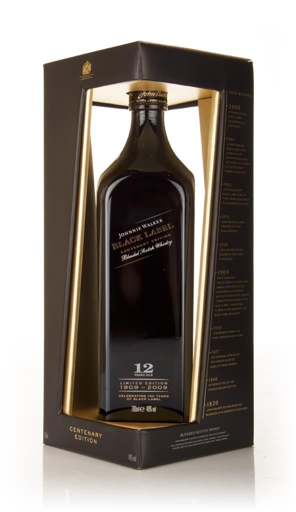 Johnnie Walker Black Label 12 Year Old 100th Anniversary Edition Blended Whisky