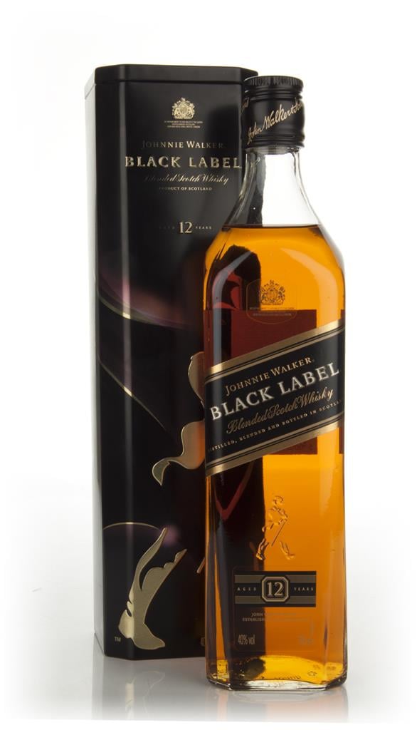 Johnnie Walker Black Label 12 Year Old in tin Blended Whisky