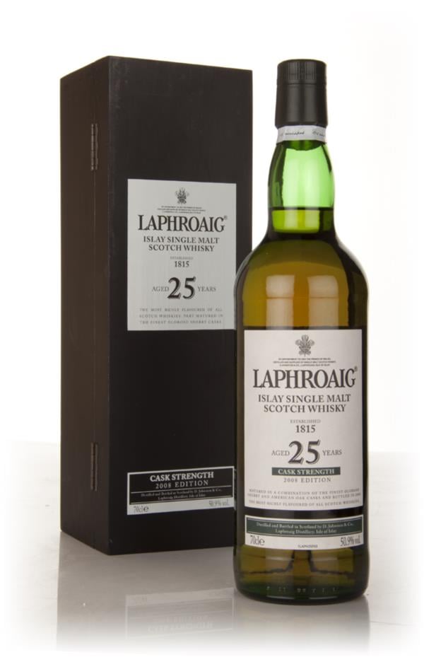 Laphroaig 25 Year Old Cask Strength Single Malt Whisky