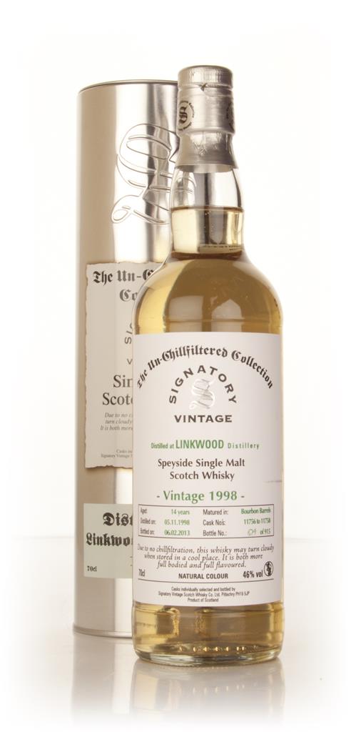 Linkwood 14 Year Old 1998 (casks 11756-11758) - Un-Chillfiltered (Sign Single Malt Whisky