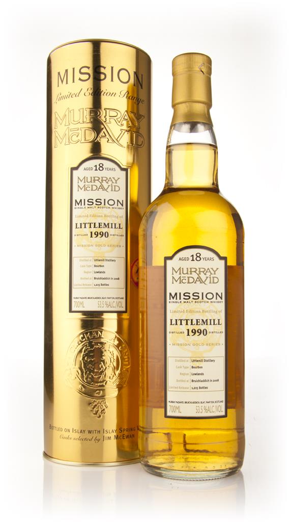 Littlemill 18 Year Old 1990 - Mission (Murray McDavid) Single Malt Whisky