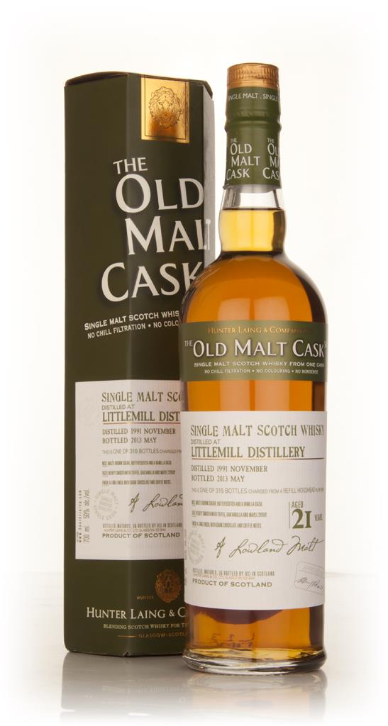 Littlemill 21 Year Old 1991 (cask 9822) - Old Malt Cask (Hunter Laing) Single Malt Whisky 3cl Sample