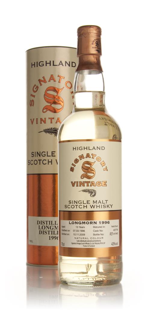 Longmorn 15 Year Old 1996 (Signatory) Single Malt Whisky
