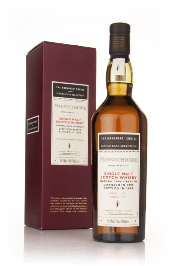 Mannochmore 1998 - Managers Choice Single Malt Whisky