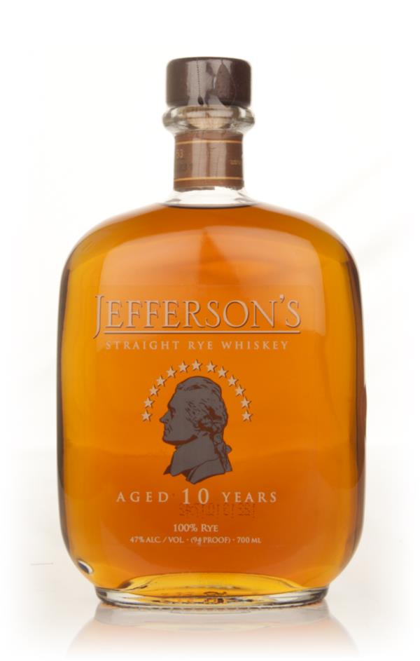 Jeffersons 10 Year Old Straight Rye Rye Whiskey