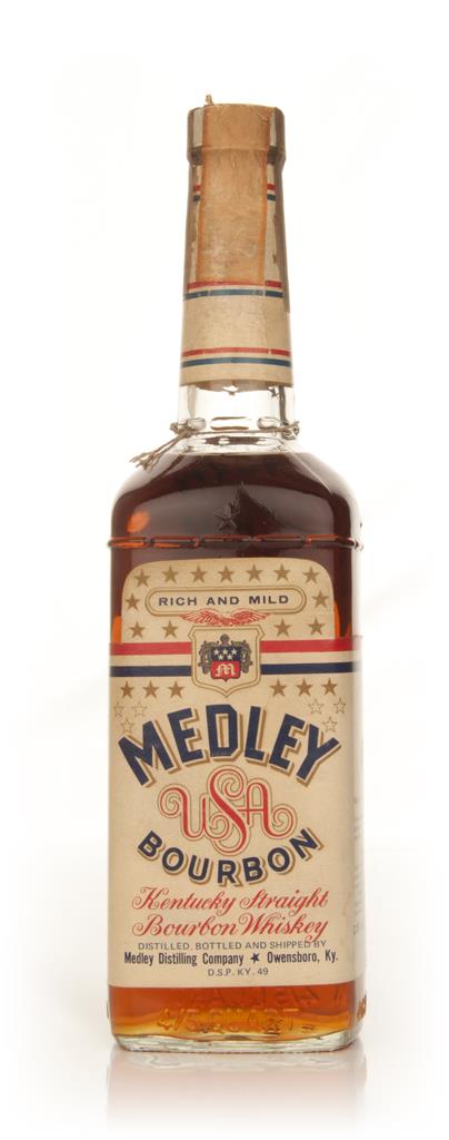 Medleys Kentucky Bourbon 43% - 1970s Bourbon Whiskey
