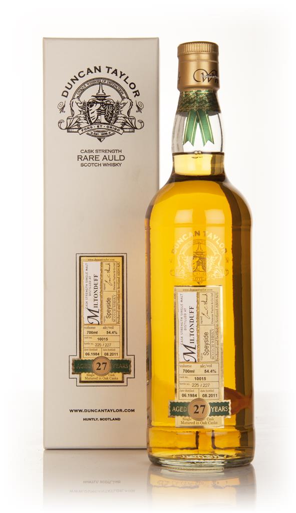 Miltonduff 27 Year Old 1984 - Rare Auld (Duncan Taylor) Single Malt Whisky