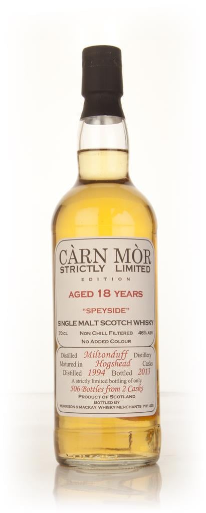 Miltonduff 18 Year Old 1994 - Strictly Limited (Carn Mor) Single Malt Whisky
