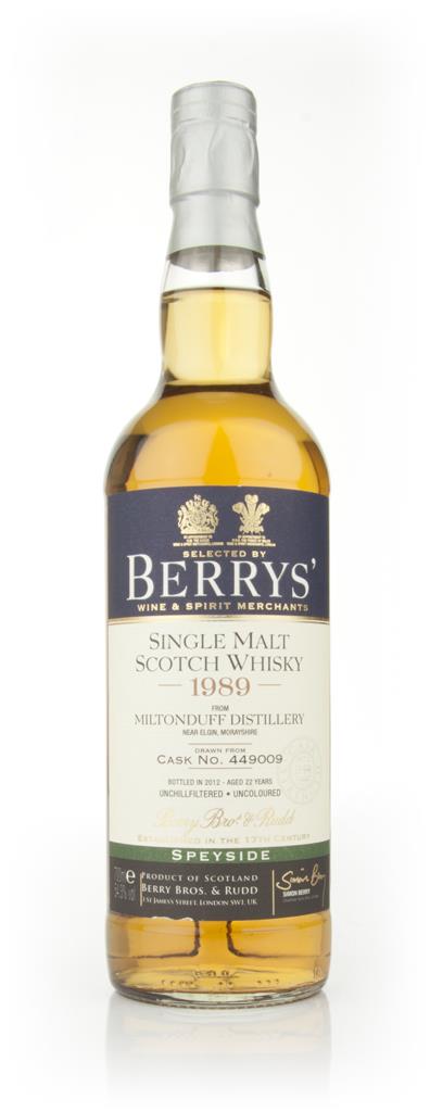 Miltonduff 22 Year Old 1989 (Berry Bros. & Rudd) Single Malt Whisky