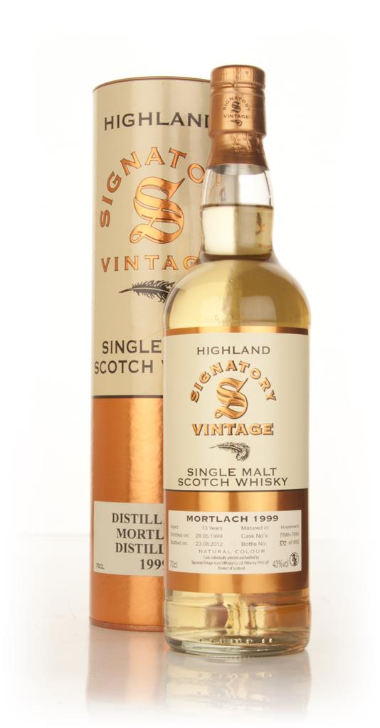 Mortlach 13 Year Old 1999 (casks 7898+7899) (Signatory) Single Malt Whisky