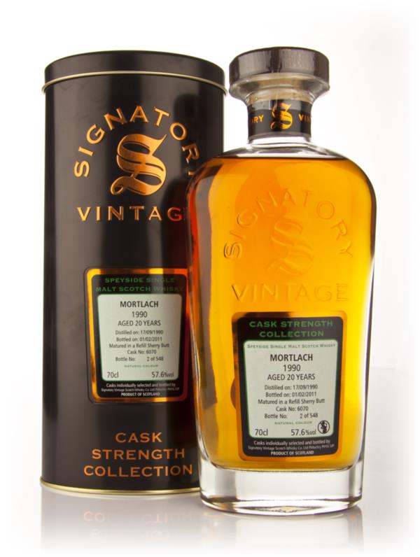 Mortlach 20 Year Old 1990 - Cask Strength Collection (Signatory) Single Malt Whisky