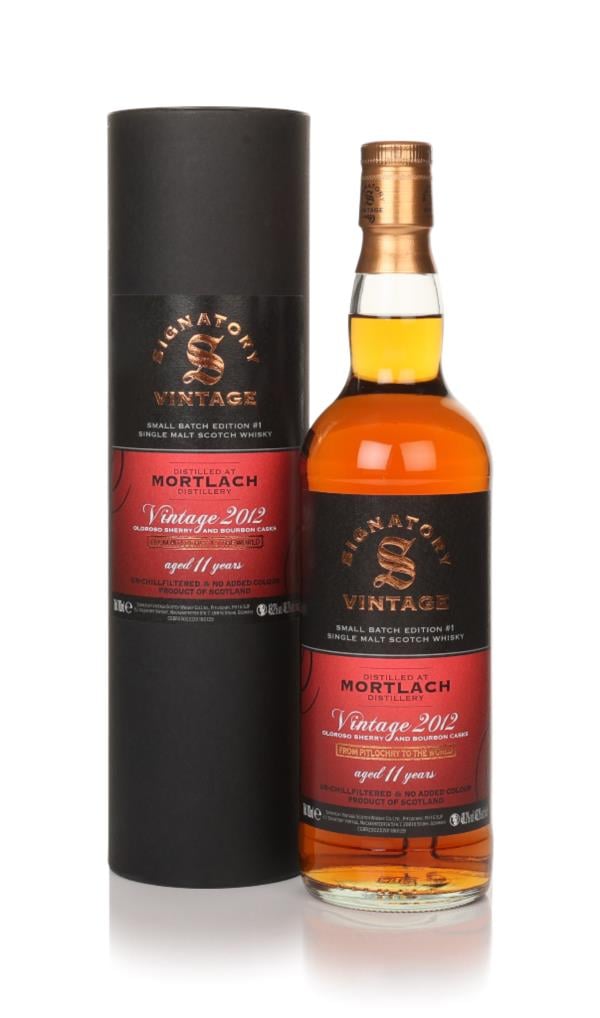 Mortlach 11 Year Old 2012 - Small Batch Edition #1 (Signatory) Single Malt Whisky