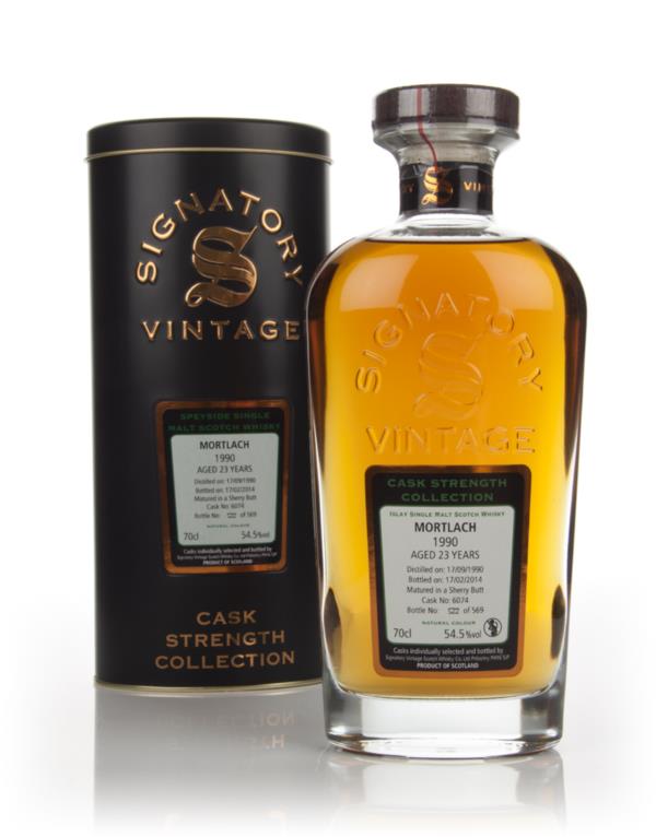 Mortlach 23 Year Old 1990 (cask 6074) - Cask Strength Collection (Sign Single Malt Whisky