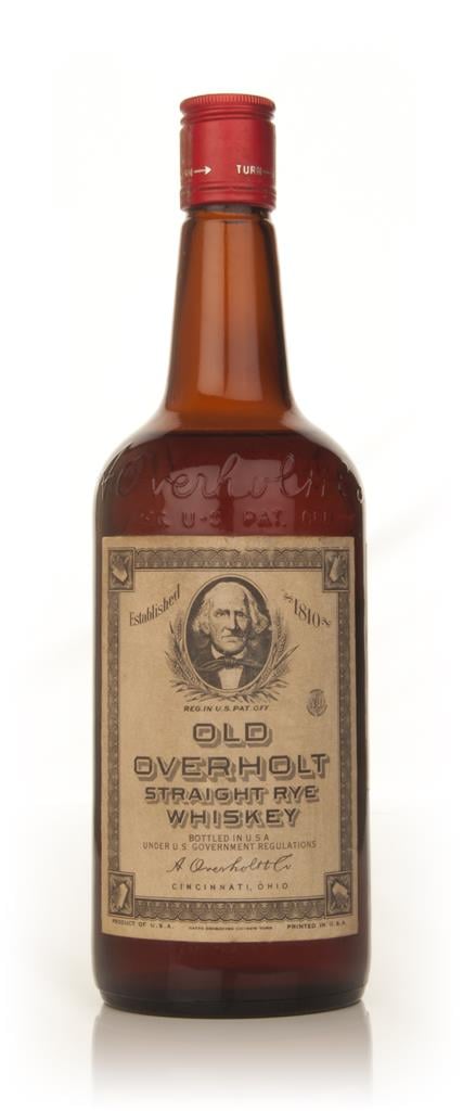 Old Overholt Straight Rye Whiskey - 1960s Rye Whiskey