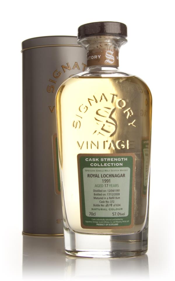 Royal Lochnagar 17 Year Old 1991 - Cask Strength Collection (Signatory Single Malt Whisky
