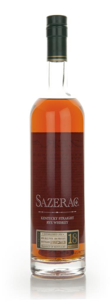 Sazerac 18 Year Old  2012 Rye Whiskey