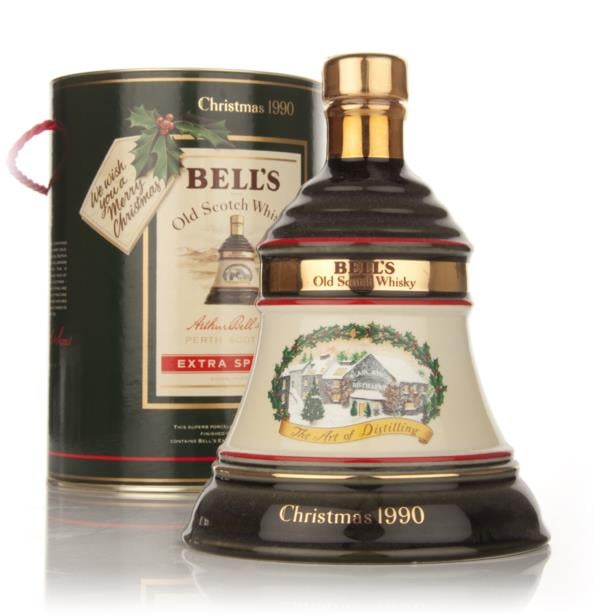 Bells 1990 Christmas Decanter Blended Whisky