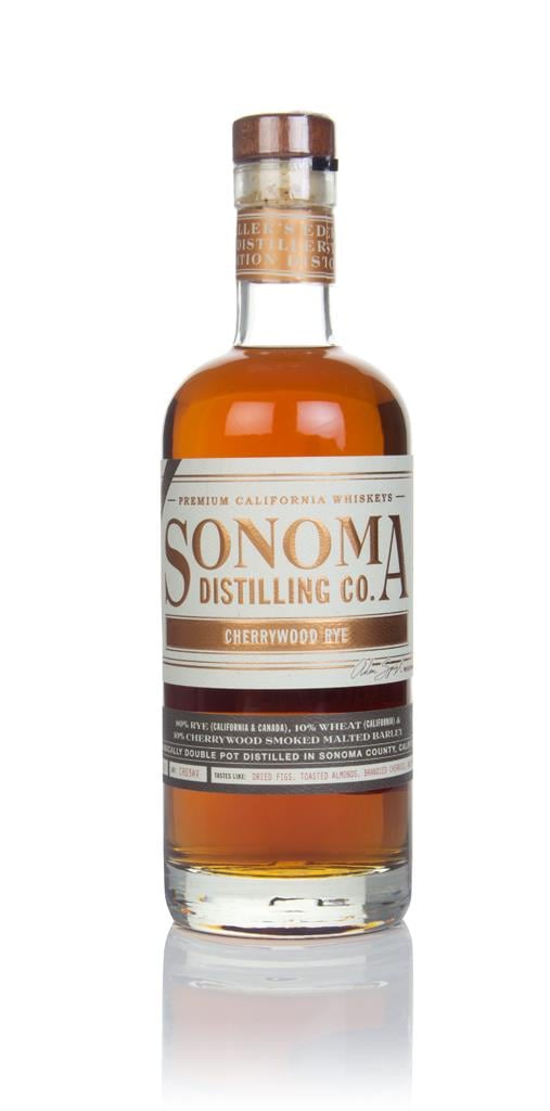 Sonoma Distilling Co. Cherrywood Rye 3cl Sample Rye Whiskey