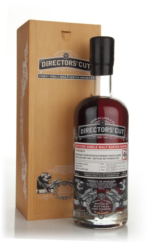 Speyside 46 Year Old 1966 - Directors Cut (Douglas Laing) Single Malt Whisky