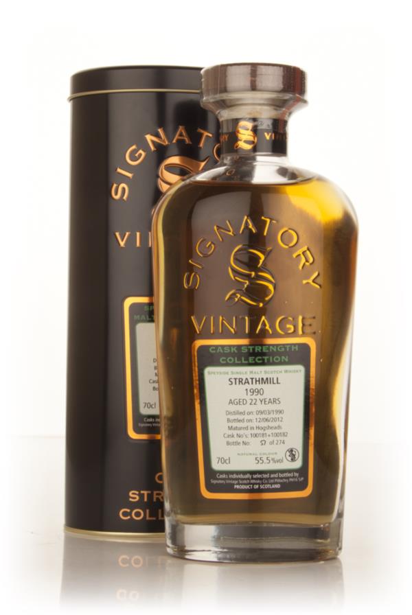 Strathmill 22 Year Old 1990 (casks 100181+100182) - Cask Strength Coll Single Malt Whisky