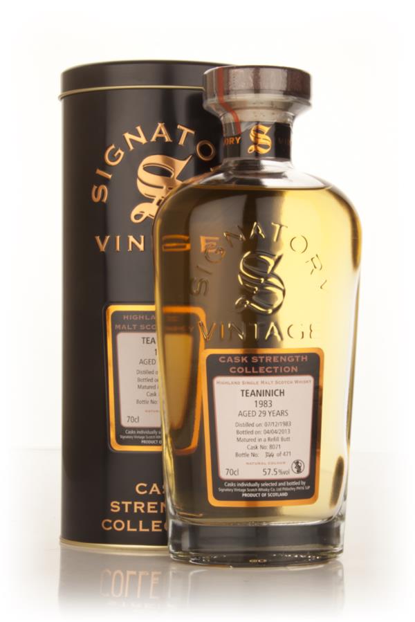 Teaninich 29 Year Old 1983 (cask 8071) - Cask Strength Collection (Sig Single Malt Whisky