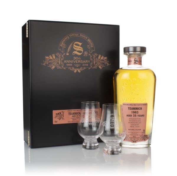 Teaninich 35 Year Old 1983 (cask 8070) - 30th Anniversary Gift Box (Si Single Malt Whisky 3cl Sample