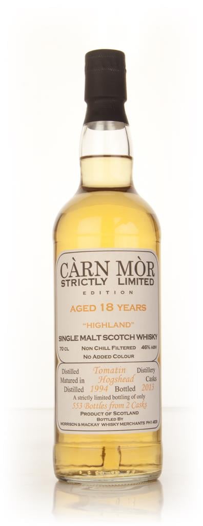 Tomatin 18 Year Old 1994 - Strictly Limited (Carn Mor) Single Malt Whisky
