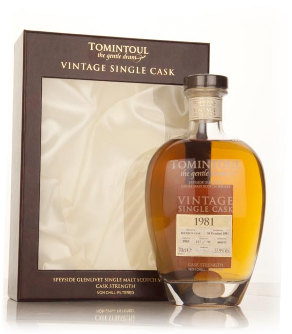 Tomintoul 1981 (cask 5985) - Vintage Single Cask Single Malt Whisky
