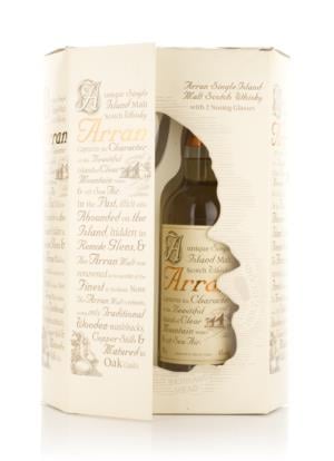 Arran 10 Year Old (with Nosing Glasses) Single Malt Scotch Whisky