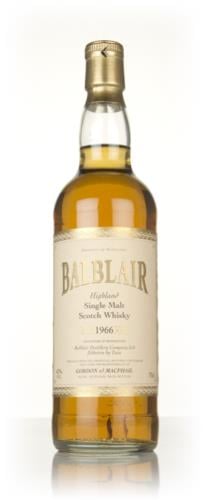 Balblair 1966  40 Year Old Gordon & MacPhail Single Malt Scotch Whisky