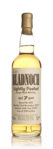 Bladnoch 7 Year Old Lightly Peated Single Malt Scotch Whisky