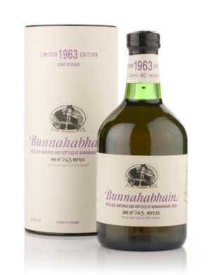 Bunnahabhain 1963 40 Year Old Single Malt Scotch Whisky