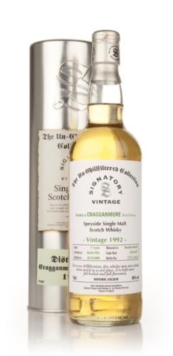 Cragganmore 1992  17 Year Old  Signatory Un-Chillfiltered Single Malt Scotch Whisky