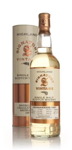 Cragganmore 1997  12 Year Old Signatory Single Malt Scotch Whisky