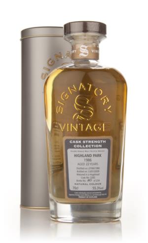 Highland Park 22 Year Old 1986 - Cask Strength Collection (Signatory)
