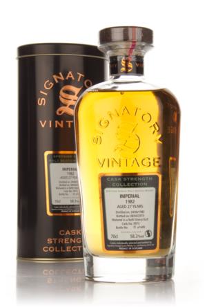 Imperial 1982 27 Year Old Signatory Single Malt Scotch Whisky