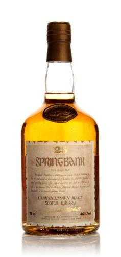 Springbank 25 Year Old (Old Bottle) Single Malt Scotch Whisky